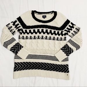 American Eagle Mixed Knit Sweater